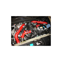 Thumbnail for Injen 11-14 Nissan Juke 1.6L Nismo Turbo Upper Intercooler Piping Kit - Wrinkle Red