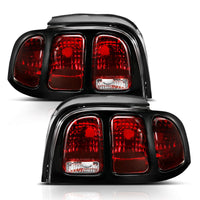 Thumbnail for ANZO 1994-1998 Ford Mustang Taillight Dark Red Lens (OE Style)