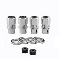 Thumbnail for McGard Hex Lug Nut (Drag Racing Short Shank) 7/16-20 / 13/16 Hex / 1.6in. Length (4-Pack) - Chrome