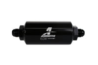 Thumbnail for Aeromotive In-Line Filter - (AN -8 Male) 10 Micron Fabric Element Bright Dip Black Finish