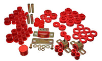 Thumbnail for Energy Suspension 76-79 Jeep CJ/CJ7 Red Hyper-Flex Master Bushing Set