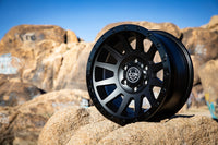 Thumbnail for ICON Compression 18x9 6x5.5 0mm Offset 5in BS 106.1mm Bore Double Black Wheel