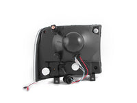 Thumbnail for ANZO 2000-2004 Ford Excursion Crystal Headlights Black w/ LED 1pc