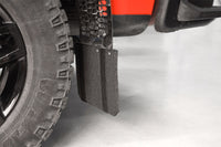 Thumbnail for Putco 10-18 Ram HD Dually - (Fits Front) - Set of 2 Mud Skins - Brushed SS w/ Hex Shield