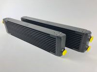 Thumbnail for CSF Universal Dual-Pass Oil Cooler (RS Style) - M22 x 1.5 - 24in L x 5.75in H x 2.16in W