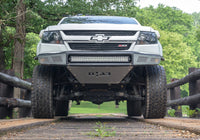 Thumbnail for N-Fab M-RDS Front Bumper 15-17 Chevy Colorado - Tex. Black w/Silver Skid Plate