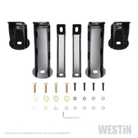 Thumbnail for Westin 2019 Chevrolet Silverado/Sierra 1500 Crew Cab Platinum 4 Oval Nerf Step Bars - Black