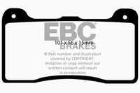 Thumbnail for EBC Brakes Wilwood Dynalite Narrow Redstuff Ceramic Brake Pads