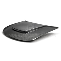 Thumbnail for Anderson Composites 15-18 Dodge Charger Type DM (Demon Style) Carbon Fiber Hood