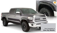 Thumbnail for Bushwacker 16-18 Toyota Tundra Fleetside Pocket Style Flares 4pc 66.7/78.7/97.6in Bed - Silver Sky