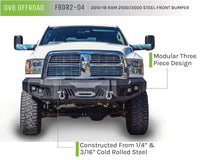 Thumbnail for DV8 Offroad 10-18 RAM 2500 Front Bumper