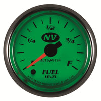 Thumbnail for AutoMeter Gauge Fuel Level 2-1/16in. 0-280 Ohm Programmable NV