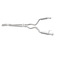 Thumbnail for MagnaFlow Cat Back, SS, 2.5in, Competition, Dual Split Polished 4.5in Tips 2015 Ford Mustang V6 3.7L
