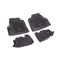 Thumbnail for Rugged Ridge Floor Liner Front/Rear Black 1997-2006 Jeep Wrangler TJ
