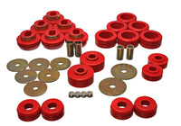 Thumbnail for Energy Suspension 92-97 GM Denali XL/Blazer/Yukon XL 4WD Red Body Mount Set