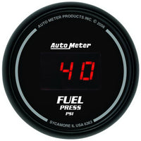 Thumbnail for Autometer Z Series 52mm Black Digital 5-100 PSI Fuel Pressure Gauge