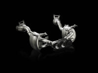 Thumbnail for Akrapovic 10-15 Ferrari 458 Italia/458 Spyder Slip-On Line (Titanium) w/ Carbon Tips