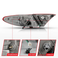 Thumbnail for ANZO 2015-2016 Toyota Camry LED Taillights Red/Clear