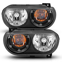 Thumbnail for ANZO 2008-2014 Dodge Challenger Crystal Headlights Black