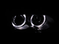 Thumbnail for ANZO 1999-2001 BMW 3 Series E46 Projector Headlights w/ Halo Black