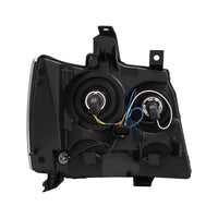 Thumbnail for ANZO 2007-2014 Chevrolet Tahoe/Suburban Crystal Headlights Black