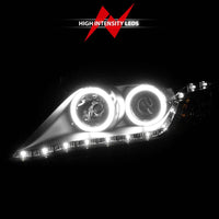 Thumbnail for ANZO 2010-2011 Toyota Camry Projector Headlights w/ Halo Black (CCFL)