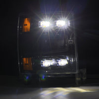 Thumbnail for AlphaRex 04-15 Chevy 1500 NOVA-Series LED Proj Headlights Alpha BL w/Activ Light/Seq Signal & SB DRL