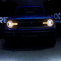 Thumbnail for AlphaRex 21-23 Ford Bronco NOVA LED Projector Headlights Black