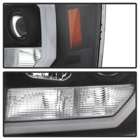 Thumbnail for Spyder GMC Sierra 1500/2500/3500 07-13 V2 Projector Headlights- Black PRO-YD-GS07V2-LBDRL-BK