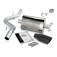 Thumbnail for Banks Power 04-06 Jeep 4.0L Wrangler Monster Exhaust System - SS Single Exhaust w/ Black Tip