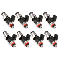 Thumbnail for Injector Dynamics 1340cc Injectors-48mm Length - 14mm Grey Top - 15mm (Orange) Low O-Ring (Set of 8)