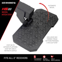 Thumbnail for Go Rhino HS-20 Hitch Bumper Step