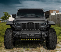 Thumbnail for ORACLE Lighting 2019+ Jeep Wrangler JL Skid Plate w/ Integrated LED Emitters - Yellow SEE WARRANTY