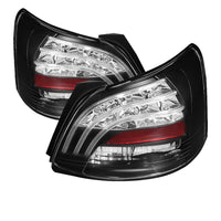 Thumbnail for Spyder Toyota Yaris 07-09 4Dr LED Tail Lights Blk ALT-YD-TYA074D-LED-BK