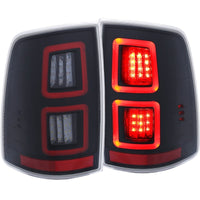 Thumbnail for ANZO LED Black 13-17 Dodge Ram 1500/2500/3500 LED Taillights Black
