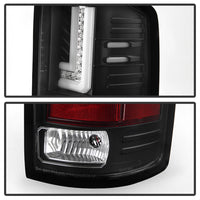 Thumbnail for Spyder GMC Sierra 14-16 LED Tail Lights Black ALT-YD-GS14-LBLED-BK