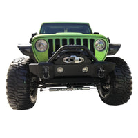 Thumbnail for Rampage 2007-2018 Jeep Wrangler(JK) Recovery Bumper Stubby Front - Black