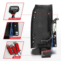 Thumbnail for ANZO 2015-2017 Chevrolet Suburban/Tahoe LED Taillights Chrome