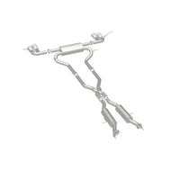 Thumbnail for MagnaFlow Cat Back, SS, 2.5in, Quad Split Polish 4in tip 14-15 Jeep Grand Cherokee 3.6L/5.7L V6/V8