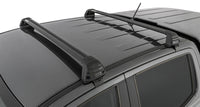 Thumbnail for Rhino-Rack 11-20 Ford Ranger PX 4 Door Double Cab Vortex ROC25 Flush 2 Bar Roof Rack - Black