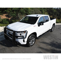 Thumbnail for Westin 2019 Chevrolet Silverado/Sierra 1500 Crew Cab (5.5ft) R5 Modular Nerf Step Bars - Black