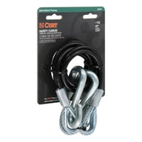 Thumbnail for RockJock Curt Towing Safety Cable Kit 44 1/2in Long w/ 2 Snap Hooks 5000lbs 2-Pack