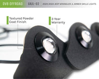 Thumbnail for DV8 Offroad 2018+ Jeep JL Grill Amber Marker Lights
