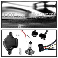 Thumbnail for Spyder BMW E46 3-Series 02-05 4DR Projector Headlights 1PC LED Halo Chrm PRO-YD-BMWE4602-4D-AM-C