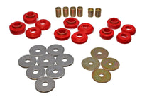 Thumbnail for Energy Suspension 75-79 Chevrolet Nova / Chevy II Red Body Mount Set