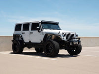 Thumbnail for Road Armor 07-18 Jeep Wrangler JKU 4DR Stealth Rear Fender Flare Body Armor - Tex Blk