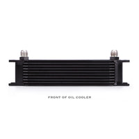 Thumbnail for Mishimoto Universal 10 Row Oil Cooler - Black