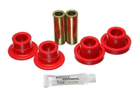 Thumbnail for Energy Suspension 95-98 Nissan 240SX (S14) / 90-96 300ZX Red Front Control Arm Bushing Set (Must reu
