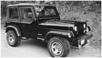 Thumbnail for Bushwacker 87-95 Jeep Wrangler Extend-A-Fender Style Flares 4pc Excludes Renegade - Black