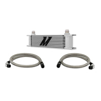 Thumbnail for Mishimoto Universal 10 Row Oil Cooler Kit (Metal Braided Lines)